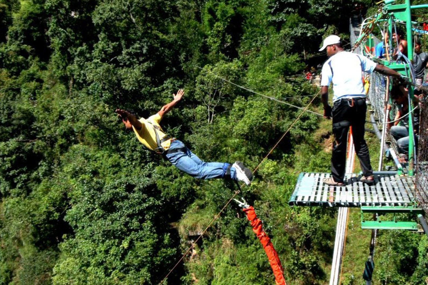 Bungee jump Last Resort Nepal