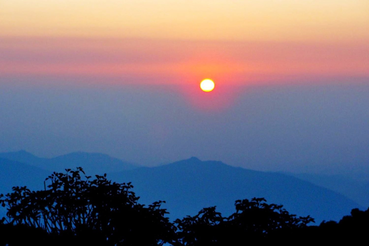 Sunrise from Tiger Hill, Darjeeling